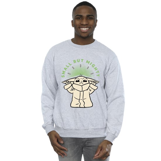 Star Wars - "The Mandalorian Small But Mighty" Sweatshirt für Herren (Grau) - Image 1