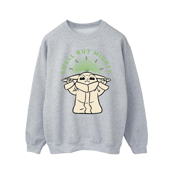 Star Wars - "The Mandalorian Small But Mighty" Sweatshirt für Herren (Grau) - Image 2
