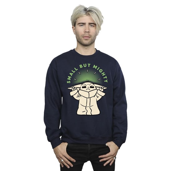 Star Wars - "The Mandalorian Small But Mighty" Sweatshirt für Herren (Marineblau) - Image 1