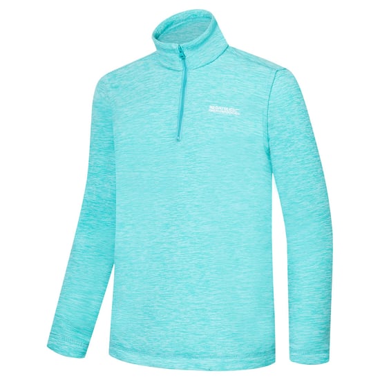 Regatta - "Hot Shot" Fleece-Oberteil für Kinder, mit kurzem Reißverschluss (Türkis) - Image 3