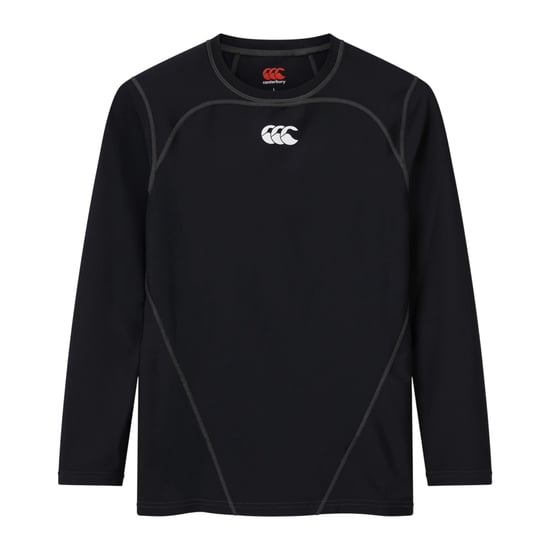 Canterbury - Base Layer Oberteil für Herren, Langärmlig (Schwarz/Weiß) - Image 2