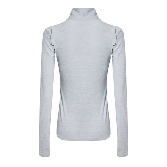 New Balance - Trainingsjacke für Damen, mit kurzem Reißverschluss, Laufen (Grau) - Image 2