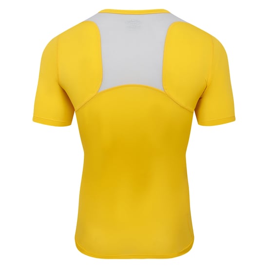 Umbro - "Elite" Base Layer Oberteil V-Ausschnitt für Herren (Gelb) - Image 2