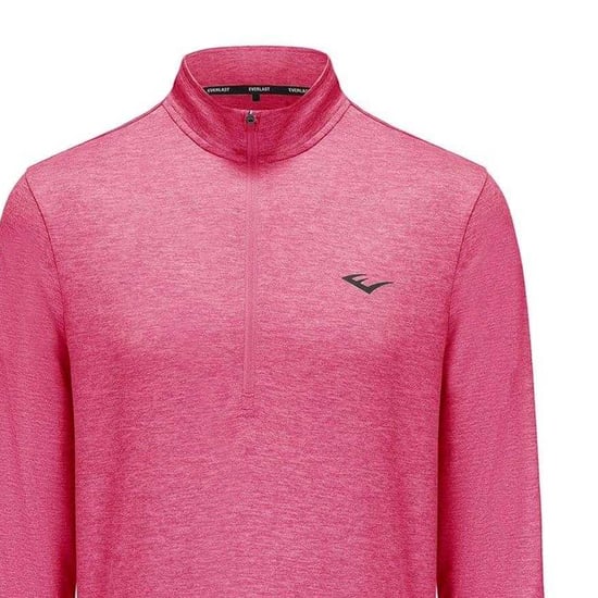 Everlast - Oberteil für Herren, Stehkragen, Regulär, Langärmlig (Pink meliert) - Image 3