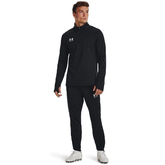 Under Armour - "Challenger" Midlayer für Herren (Schwarz/Weiß) - Image 4