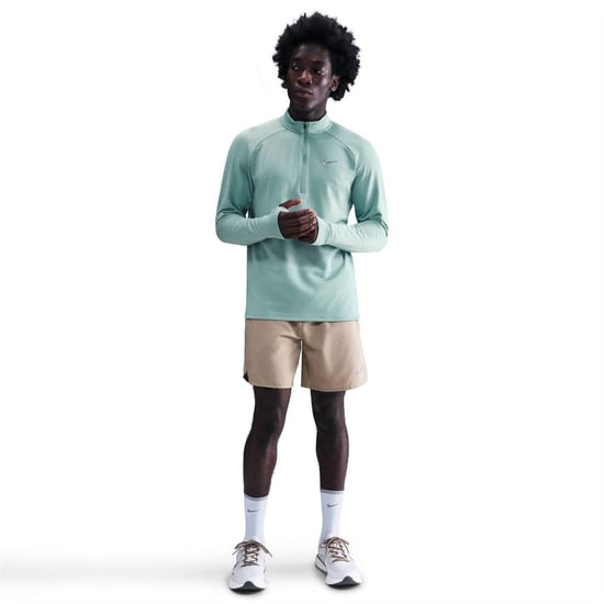 Nike - Base Layer Oberteil für Herren, mit kurzem Reißverschluss, Laufen (Kanonen Farbe) - Image 3