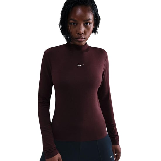 Nike - Trainingsjacke für Damen, Stehkragen (Burgunderrot) - Image 4