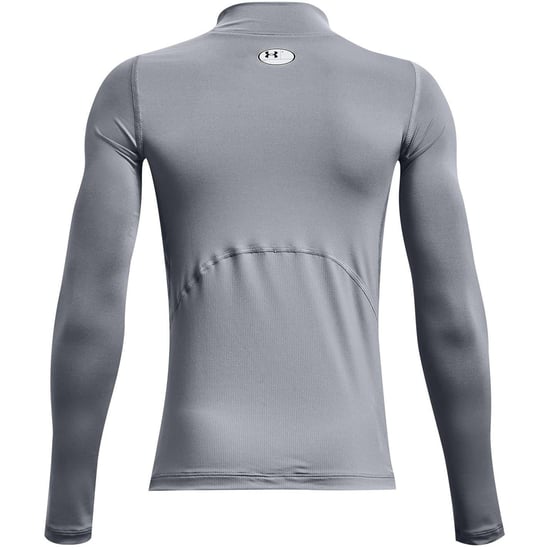 Under Armour - Base Layer Oberteil für Kinder, Kompression, Anliegend, Langärmlig (Grau) - Image 2