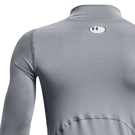 Under Armour - Base Layer Oberteil für Kinder, Kompression, Anliegend, Langärmlig (Grau) - Image 3