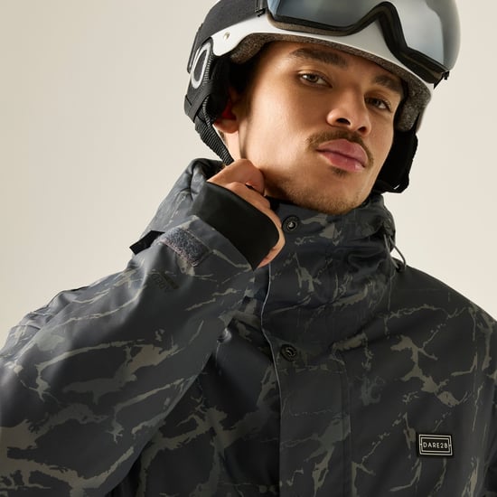 Dare 2B - "Freeride III" Skijacke für Herren, Über den Kopf (Schwarz) - Image 4
