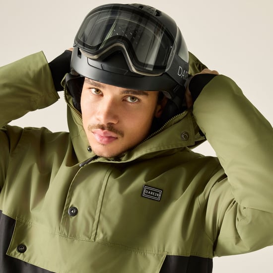 Dare 2B - "Freeride III" Skijacke für Herren, Über den Kopf (Schwarz/Martini Olive) - Image 3