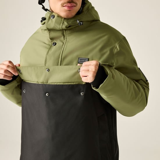 Dare 2B - "Freeride III" Skijacke für Herren, Über den Kopf (Schwarz/Martini Olive) - Image 5