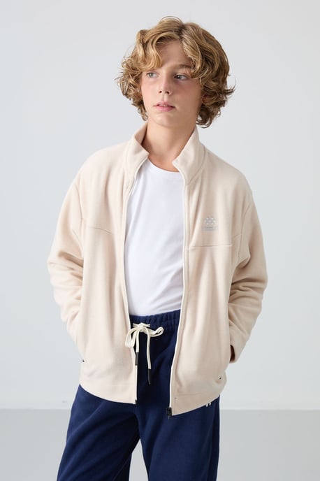 Tommy Life Kinder-Plüsch-Sweatshirt mit Reißverschlusskragen - Image 6