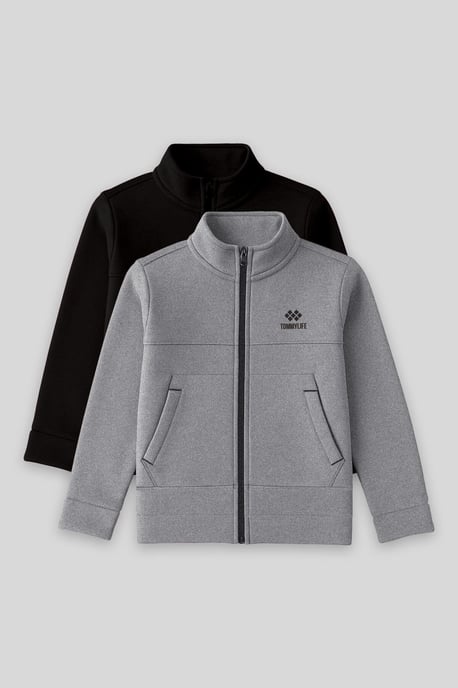 Jugend-Sweatshirt mit Reißverschlusskragen - Image 1