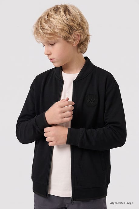 Tommy Life Jugend-Sweatshirt mit Reißverschluss und Rundhalsausschnitt - Image 3