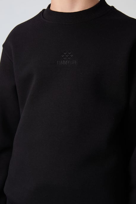 Jugend-Sweatshirt mit Rundhalsausschnitt und Stickerei - Image 2