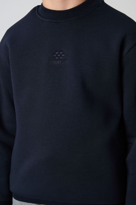 Jugend-Sweatshirt mit Rundhalsausschnitt und Stickerei - Image 3
