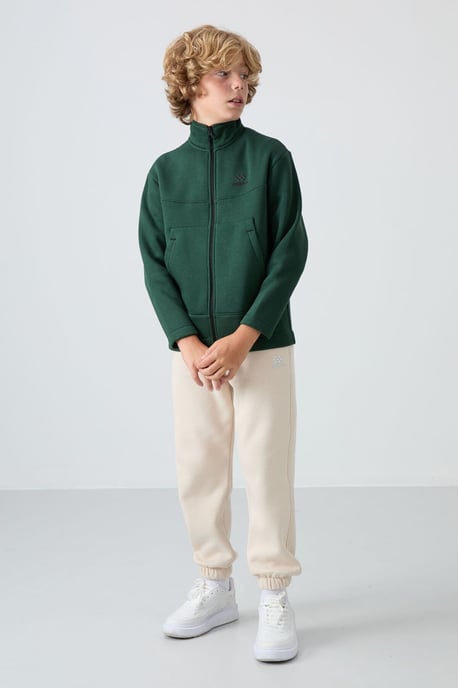 Tommy Life Jugend-Sweatshirt mit Reißverschlusskragen und Tasche - Image 4