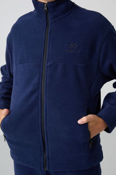 Tommy Life Sweatshirt für Jugendliche mit Reißverschlusskragen - Image 3