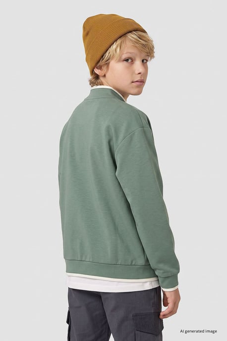 Youth Sweatshirt mit Reißverschluss und Rundhalsausschnitt - Image 5