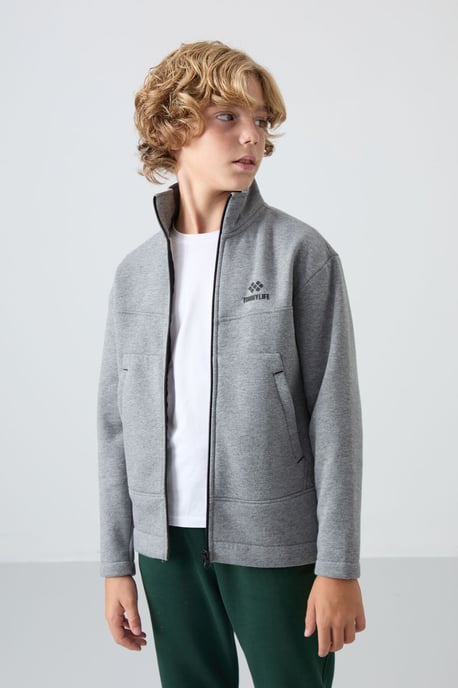 Tommy Life Jugend-Sweatshirt mit Reißverschlusskragen und Tasche - Image 4