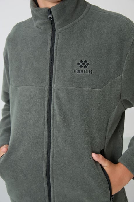 Jugend-Sweatshirt mit Reißverschlusskragen - Image 3