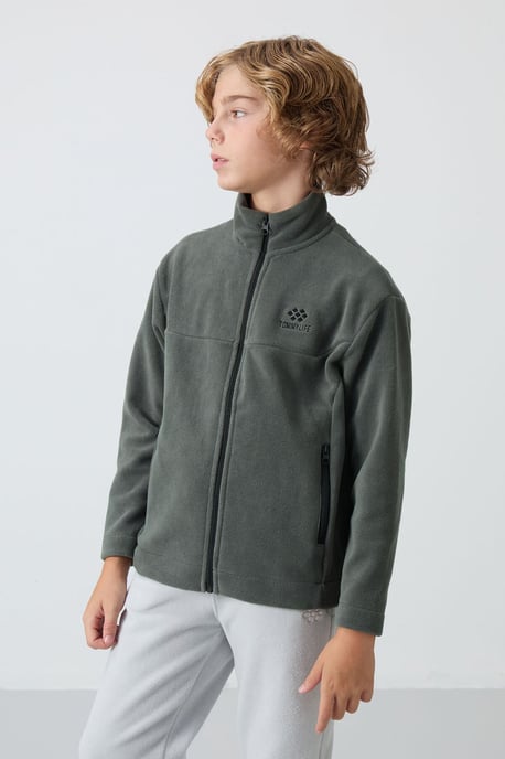 Jugend-Sweatshirt mit Reißverschlusskragen - Image 4
