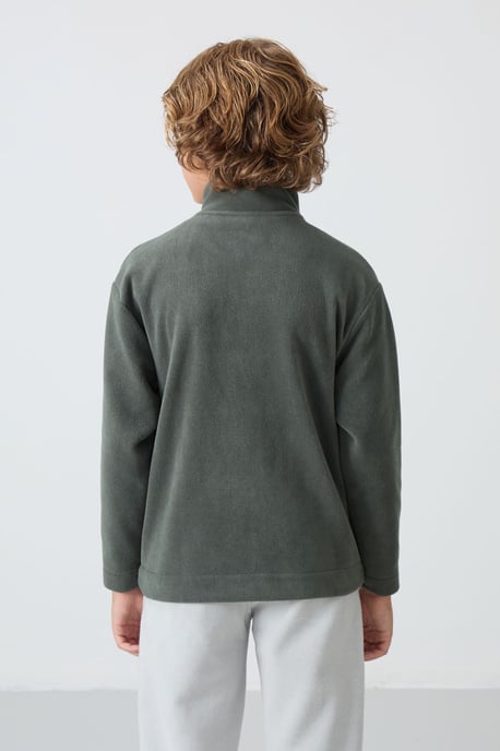 Jugend-Sweatshirt mit Reißverschlusskragen - Image 5