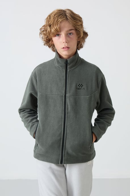Tommy Life Jugend-Sweatshirt mit Plüsch und Reißverschlusskragen - Image 3