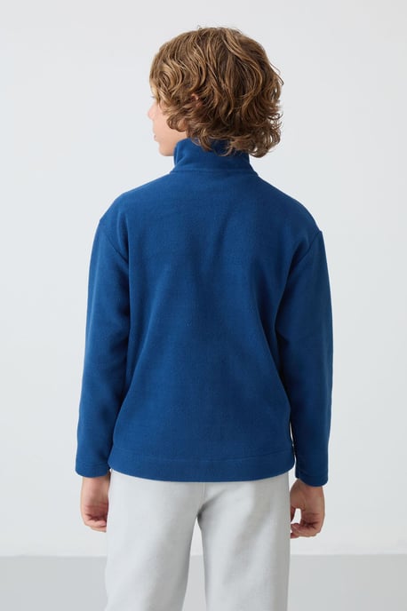 Youth Sweatshirt mit halbem Reißverschluss und Stickerei - Image 5