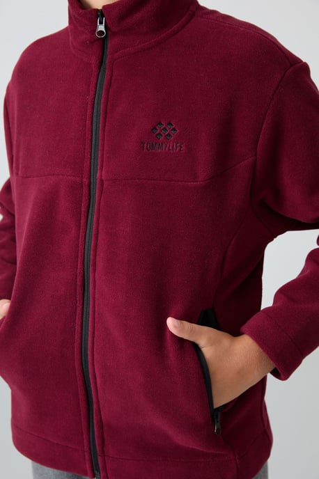 Tommy Life Sweatshirt für Jugendliche mit Reißverschlusskragen - Image 3
