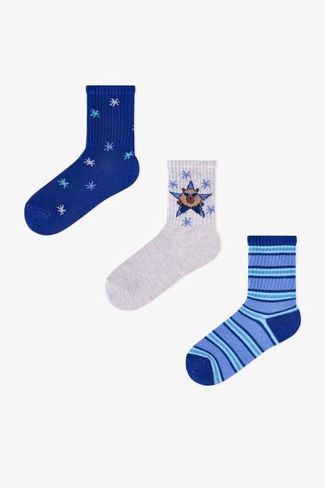 Penti Boys' Rockstar Capy Baumwolle 2er-Pack Crew-Socken - Image 1