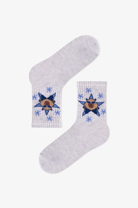 Penti Boys' Rockstar Capy Baumwolle 2er-Pack Crew-Socken - Image 3