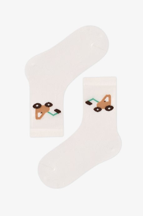 Penti Jungen-Doppel-Crew-Socken mit Traktoren- und Automuster - Image 2