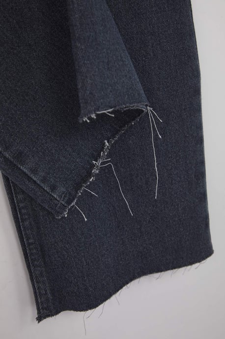 TRENDYOLMİLLA Damen Blau Einfarbig Weites Bein Hohe Taille Jeans - Image 5