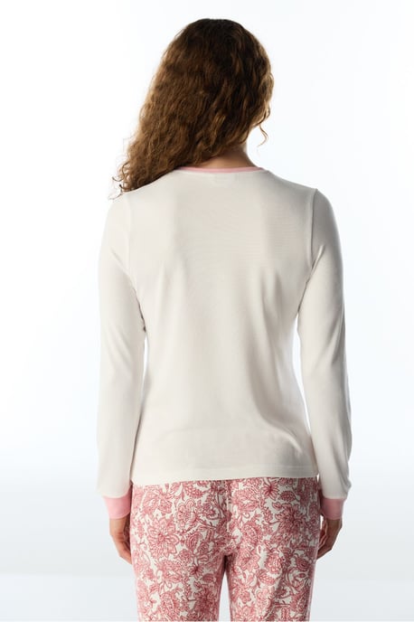 Kırık Countryside Dog Pattern Langarm-Pyjamaoberteil - Image 6