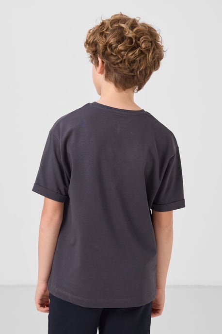 Jugend-T-Shirt mit Oversize-Passform und Rundhalsausschnitt - Image 5