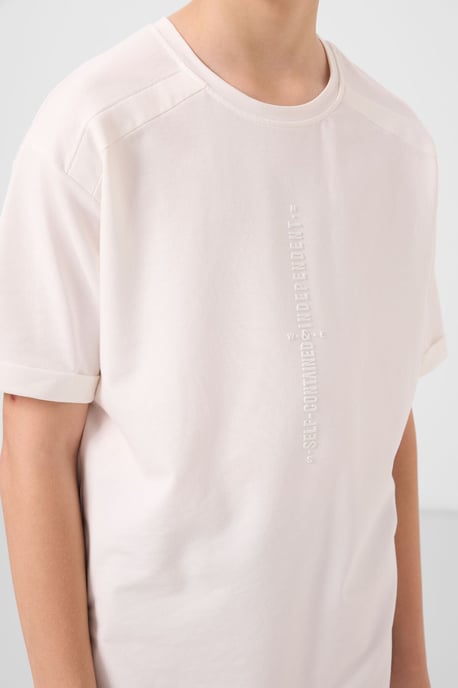 Jugend-T-Shirt mit Oversize-Passform und Rundhalsausschnitt - Image 4