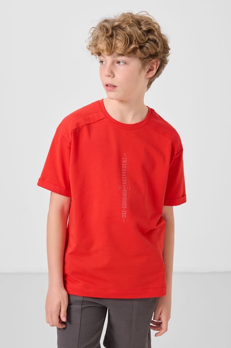 Jugend-T-Shirt mit Oversize-Passform und Rundhalsausschnitt - Image 3