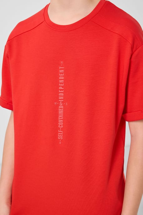 Jugend-T-Shirt mit Oversize-Passform und Rundhalsausschnitt - Image 4
