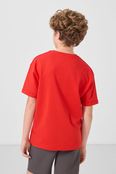 Jugend-T-Shirt mit Oversize-Passform und Rundhalsausschnitt - Image 5