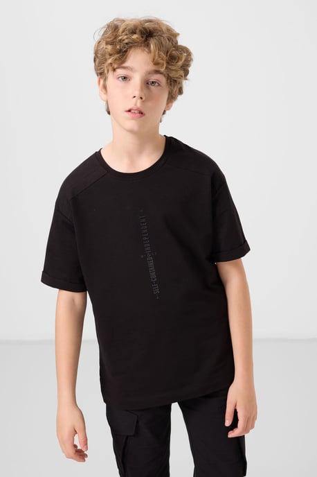 Jugend-T-Shirt mit Oversize-Passform und Rundhalsausschnitt - Image 1