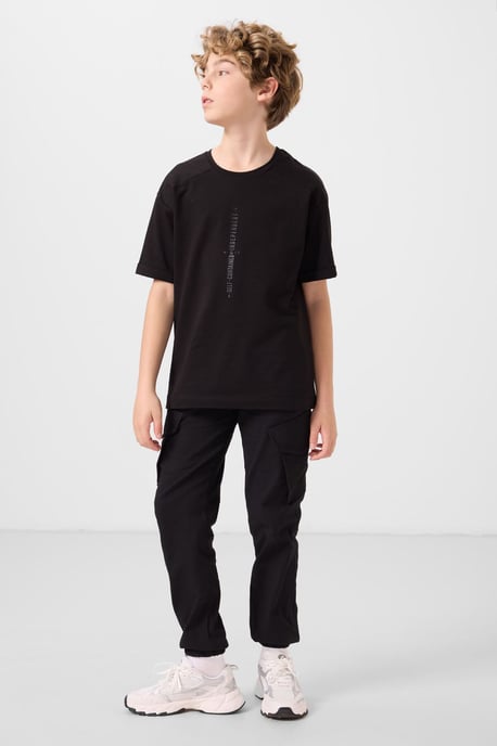 Jugend-T-Shirt mit Oversize-Passform und Rundhalsausschnitt - Image 2
