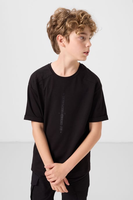 Jugend-T-Shirt mit Oversize-Passform und Rundhalsausschnitt - Image 4