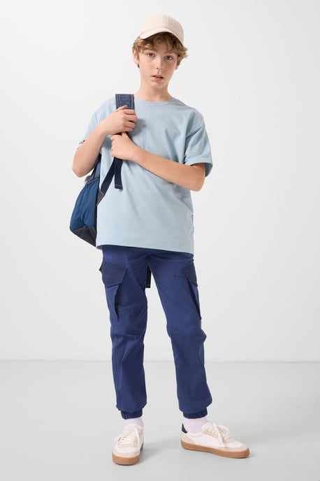 Oversized-T-Shirt für Jugendliche mit Rundhalsausschnitt - Image 1