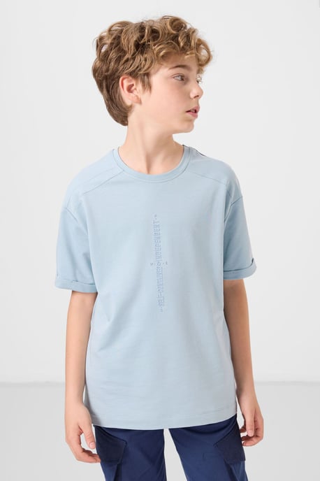 Oversized-T-Shirt für Jugendliche mit Rundhalsausschnitt - Image 2