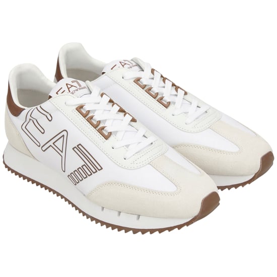 EA7 Emporio Armani Herren-Sneaker mit Logo-Print, bequem, klassischer Look, Schnürverschluss - Image 3