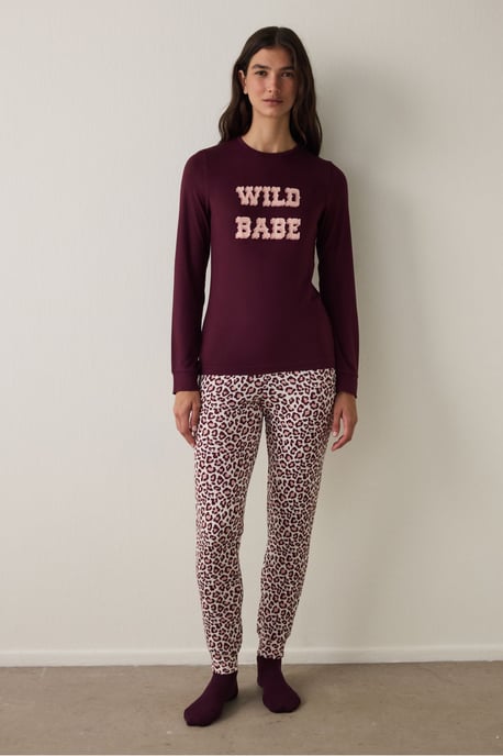 Penti Slogan Langarm-Thermoeffekt-Pyjamaoberteil - Image 3