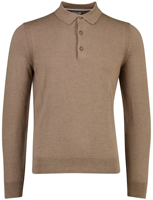 BRAX Poloshirt Braun Merinowolle - Image 2