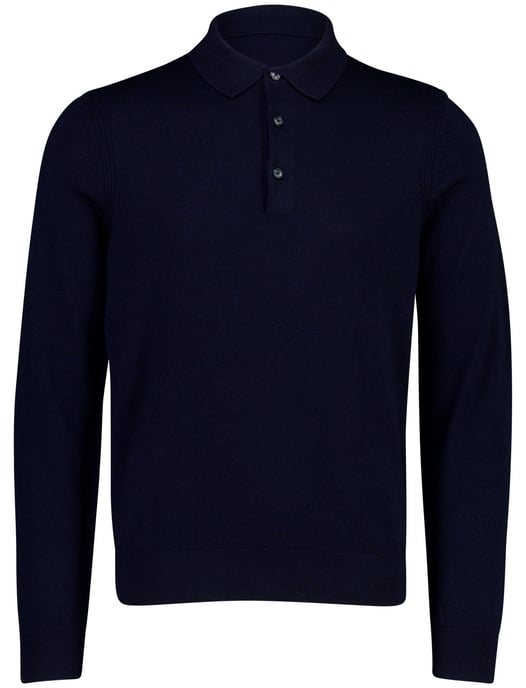 Brax Poloshirt Dunkelblau Merinowolle - Image 2